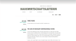 Desktop Screenshot of hauswirtschaftsleiterin.com